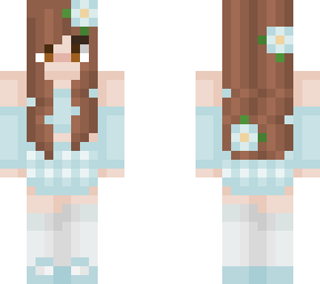 cute spring girl (blue)