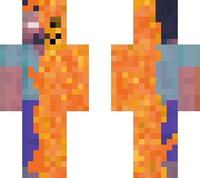 half halloween half herobrine