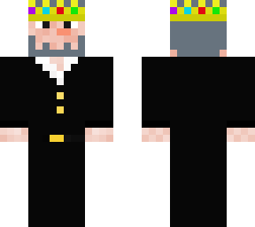 old man wiht crown