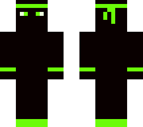 black and green ninja