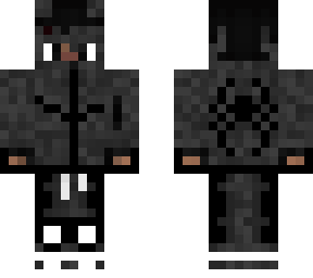 black spiderman with a tech fleece