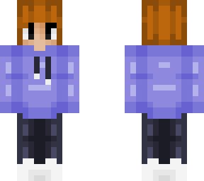 blue hoodie