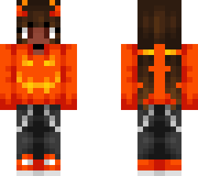 pumpkin hoodie (black girl)