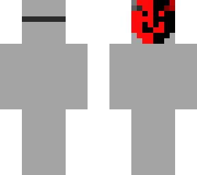 robot with a mask but backwards