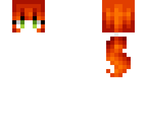 female hb - clementine ginger ponytail