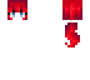 Female HB - Raspberry Redhead Ponytail | Minecraft Skin