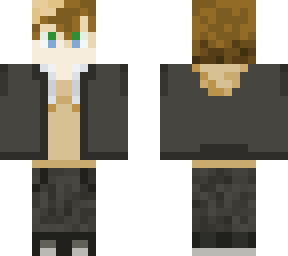 me but with a black coat and not a brown one?