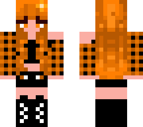 a not emo girl orange