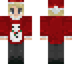 blonde xmas boy