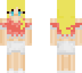 Cute blonde girl skin | Minecraft Skin