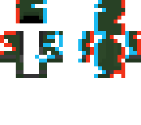 glitch hoodie (up) [green]