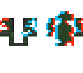 glitch hoodies (down) [green]