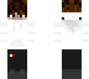 guy with white hoodie