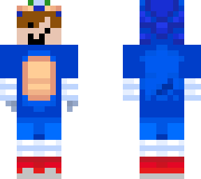 me in a sonic onesy