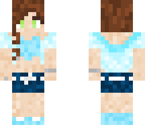 shorts and blue