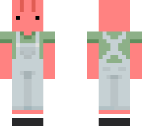 shrimp in overalls
