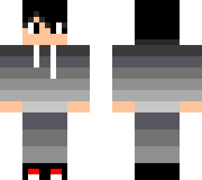 white and black hoodie guy
