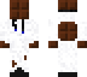 chocolate with white jacket