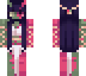 half-zombified demon girl