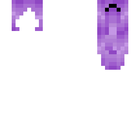 purple hair base w/ ponytail
