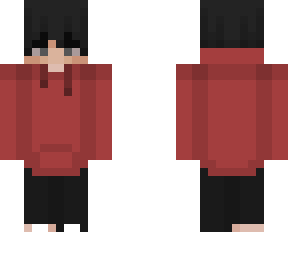 red hoodie