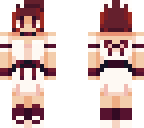 white bows