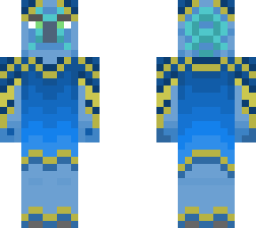 aqua villager citizen (soldier, slim)
