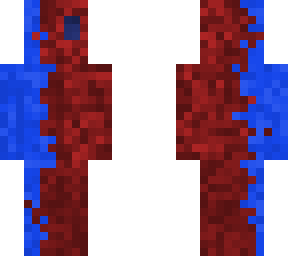 blue and red