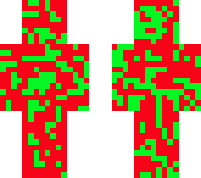 green and red