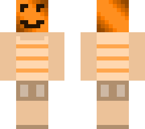 man with pumpkin on head