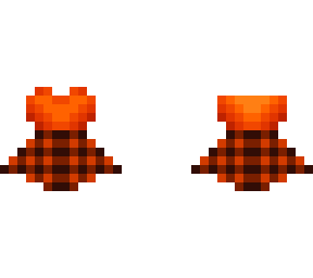 ob - checkered pumpkin dress