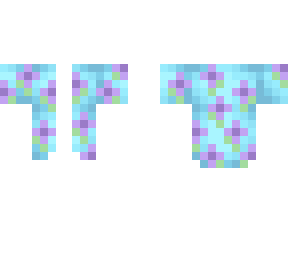 shirt - light blue tshirt w/ purple flowers