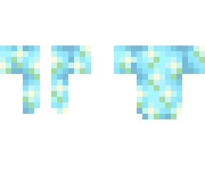 shirt - light blue tshirt w/ teal flowers