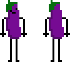 eggplant stickman