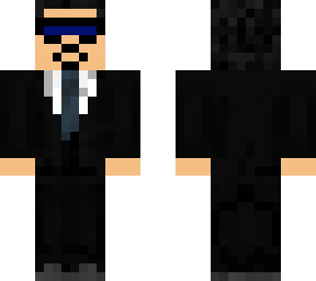 evil suit man