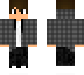 grey plaid jacket boy