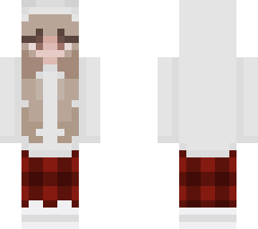 white hoodie pajama girl