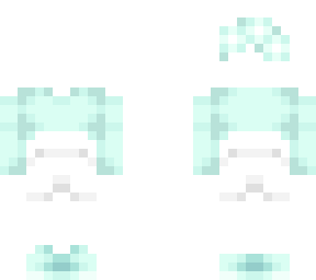 ob - winter mint & white outfit