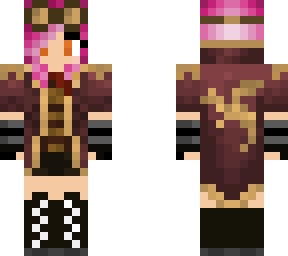pink hair girl