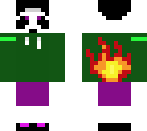 purple fire panda