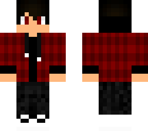 red plaid jacket boy