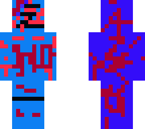 bloody blue look