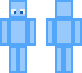 blue block person