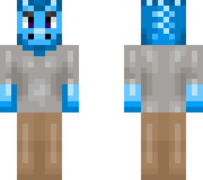 blue dragonkin (no tail)