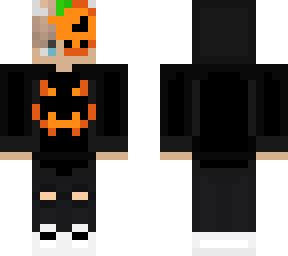 halloween black white horns