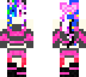 minecraft fan girl black outfit
