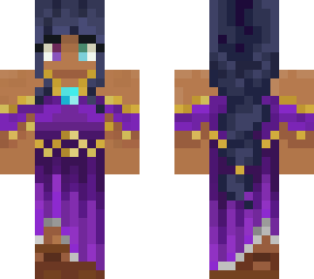 purple royal dress