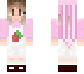 strawberry bunny girl w/tail