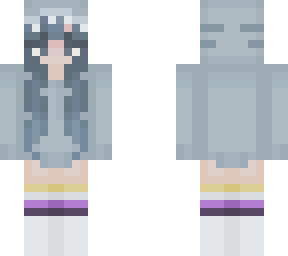 enby shark (hair out)