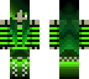 green emo/goth girl